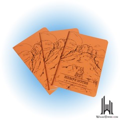 DUNGEON NOTES HERO'S JOURNALS 3PK ORANGE